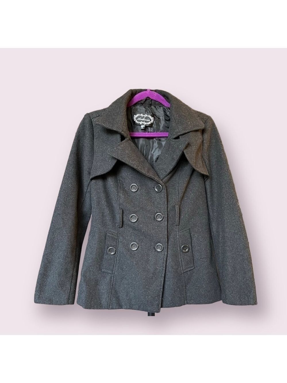 Dark Grey Pea Coat